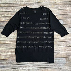 Torrid 3/4 Sleeve Sequin Sweater